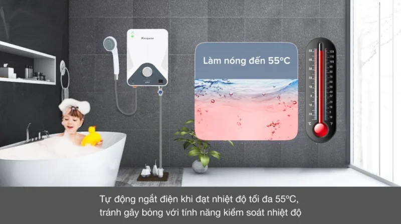 MÁY NƯỚC NÓNG TRỰC TIẾP KANGAROO KG589G
