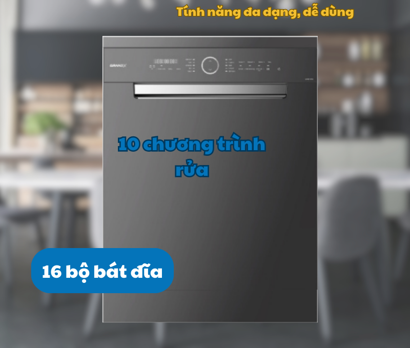 MÁY RỬA BÁT GRANDX SMS8GX89G SERIES 8
