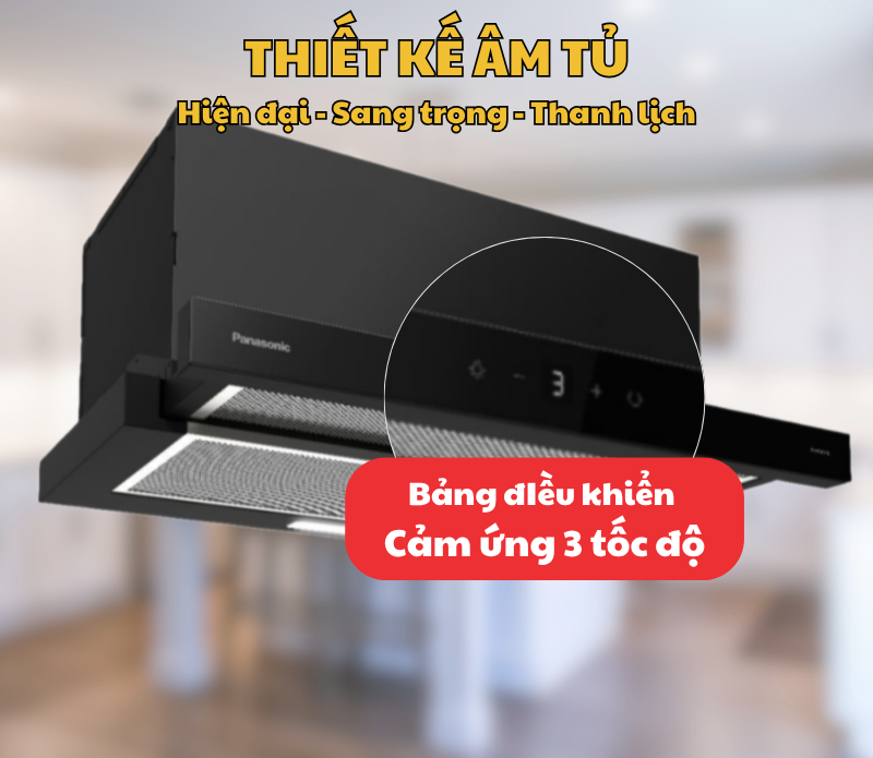 MÁY HÚT MÙI PANASONIC FV-UX6AEB/S MÀU ĐEN