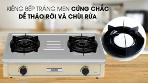 BẾP GA ĐỂ BÀN RINNAI RV-A271Y(S) - Bep gas doi Rinnai RV A271YS 5