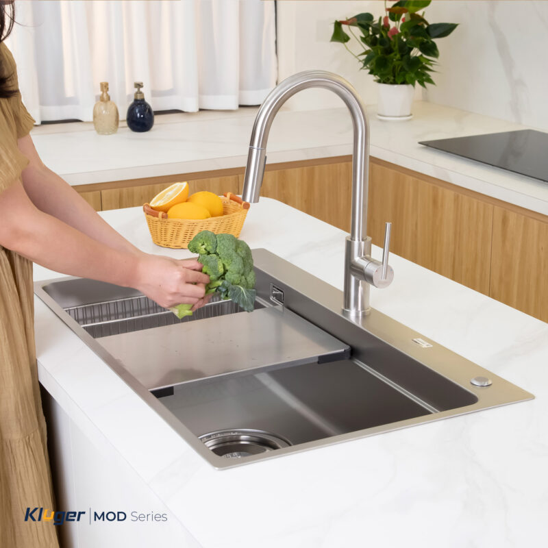 CHẬU RỬA BÁT KLUGER KF8850FS PLUS - Chau rua bat Kluger KF8850FS 16