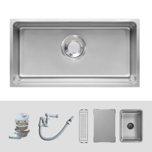CHẬU RỬA BÁT KLUGER KU8844FS BASIC - Chau rua bat Kluger KU8844FS plus chi tiet