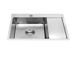 CHẬU RỬA CHÉN 1 HỘC CÁNH WINLAND B62 - Chau rua chen winland inox 304 b62