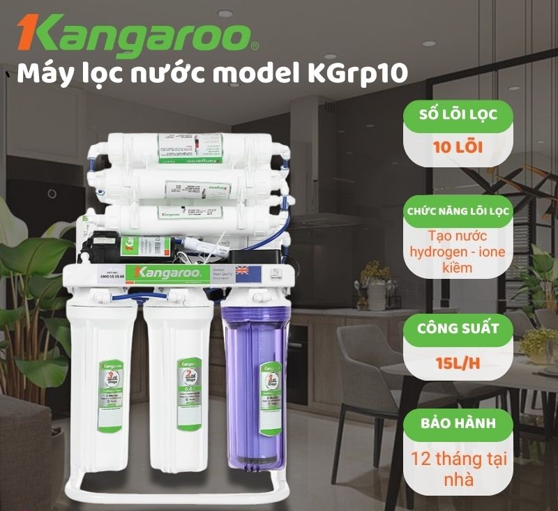 MÁY LỌC NƯỚC ĐỂ GẦM KANGAROO KGRP10