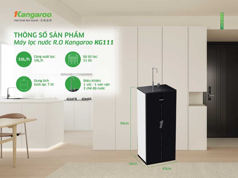 MÁY LỌC NƯỚC RO KHOÁNG KANGAROO KG111