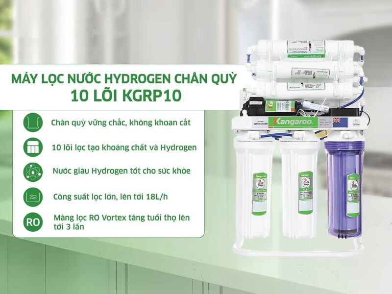 MÁY LỌC NƯỚC ĐỂ GẦM KANGAROO KGRP10
