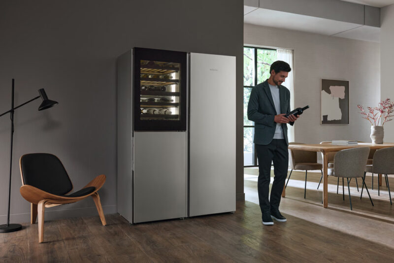 TỦ RƯỢU KẾT HỢP NGĂN ĐÔNG MIELE WINE FREEZER KWNS 4784 DE