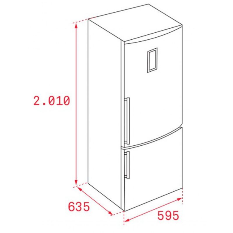 TỦ LẠNH SIDE BY SIDE TEKA NFE2 400 INOX