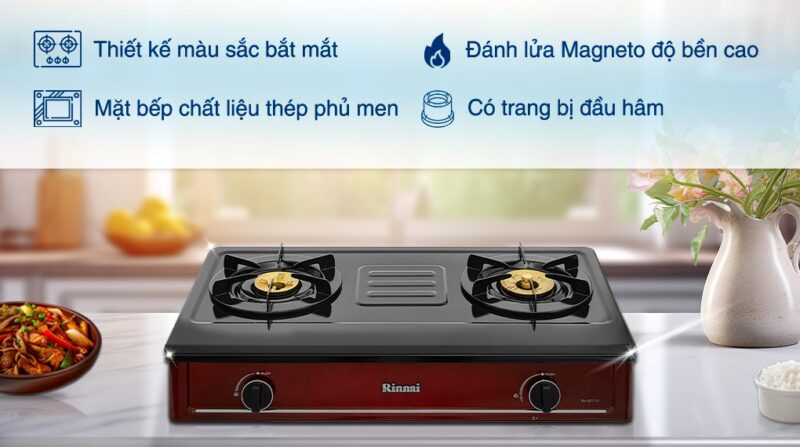 BẾP GA ĐỂ BÀN RINNAI RV-B271SR(EB)