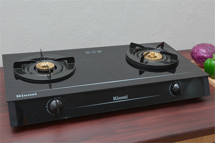 BẾP GA ĐỂ BÀN RINNAI RV-7DOUBLE GLASS (A)