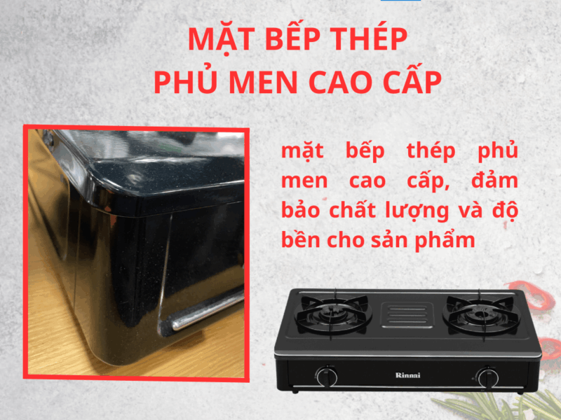 BẾP GA ĐỂ BÀN RINNAI RV-A271B(EB)