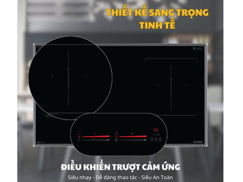 BẾP ĐIỆN TỪ 2 VÙNG NẤU GRANDX GX-IH977G