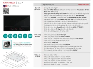 BẾP ĐIỆN TỪ 3 VÙNG NẤU GRANDX GX-IH736LUX - bep tu grandx gx ih736lux4