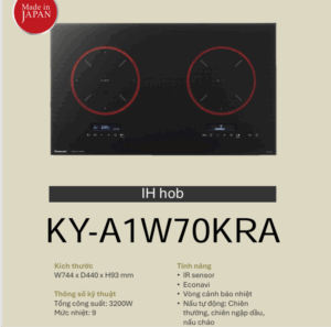 BẾP TỪ 2 VÙNG NẤU PANASONIC KY-A1W70KRA - bep tu panasonic ky a1w70kra 4