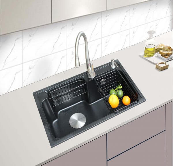 CHẬU RỬA CHÉN ĐÁ NHÂN TẠO 1 HỘC CREAVE G-T7848D