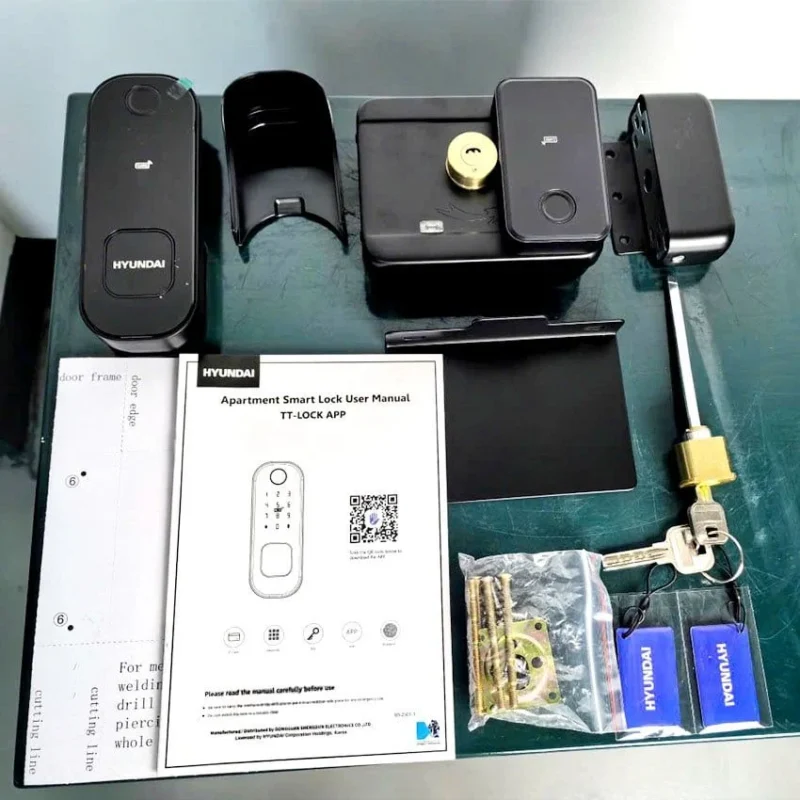 KHÓA CỬA CỔNG HYUNDAI HY-SLN002 MÀU ĐEN
