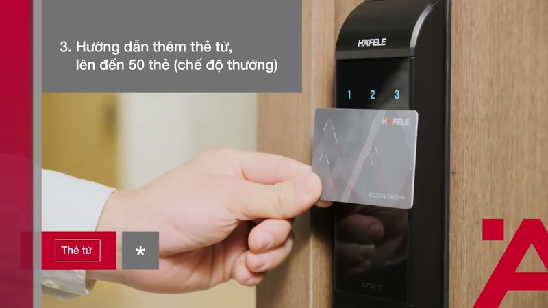 KHÓA ĐIỆN TỬ THÂN NHỎ HAFELE EL7500-TC MÀU ĐEN 912.05.682