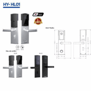 KHÓA KHÁCH SẠN HYUNDAI HY-HL01 MÀU BẠC - khoa thong minh hy hl01
