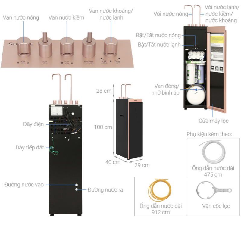 MÁY LỌC NƯỚC ION KIỀM KANGAROO KGHC12A3