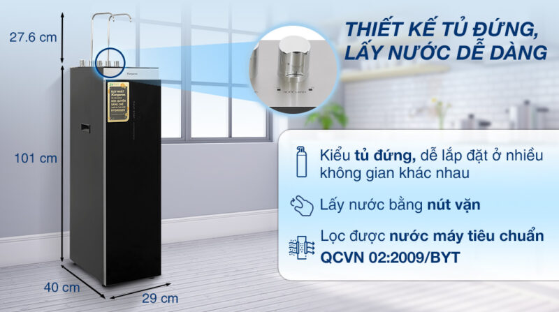 MÁY LỌC NƯỚC NÓNG LẠNH KANGAROO KG12A8S