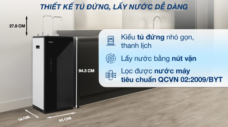 MÁY LỌC NƯỚC NÓNG LẠNH KANGAROO KG10A17