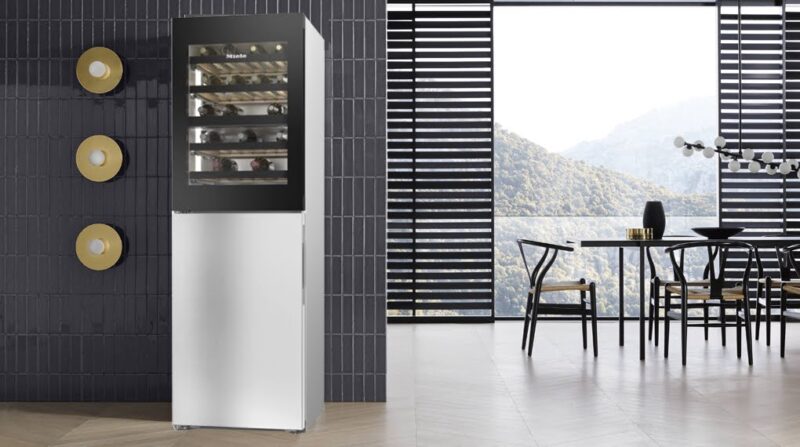TỦ RƯỢU KẾT HỢP NGĂN ĐÔNG MIELE WINE FREEZER KWNS 4784 DE