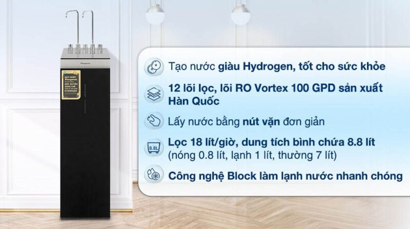 MÁY LỌC NƯỚC NÓNG LẠNH KANGAROO KG12A8S
