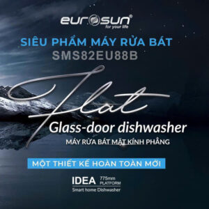 MÁY RỬA BÁT ĐỘC LẬP ÂM TỦ EUROSUN SMS82EU88B - 104