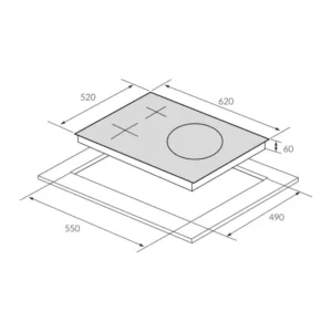 BẾP TỪ 3 LÒ VUÔNG EUROSUN EU-T905G - 23