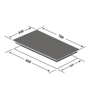 BẾP GA ÂM 3 LÒ EUROSUN EU-GA378 - 45 1