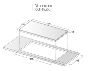 BẾP ĐIỆN TỪ ĐÔI EUROSUN EU-TE799PRO - 45