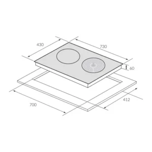 BẾP ĐIỆN TỪ ĐÔI EUROSUN EU-TE509MAX - 6 1