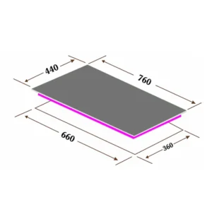 BẾP GA ÂM 2 LÒ EUROSUN EU-GA278 - 8 2