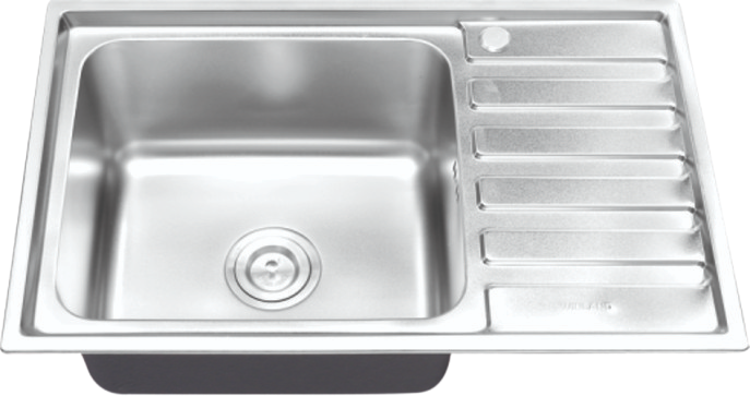 CHẬU RỬA CHÉN INOX 1 HỘC WINLAND B08