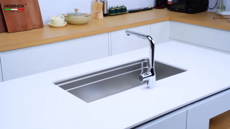 HÌNH ẢNH THỰC TẾ CỦA CHẬU RỬA BÁT NOBILI LIRA NJ560D