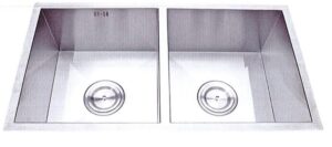 CHẬU RỬA CHÉN WINLAND 2 HỘC INOX 304 C61 - Chau rua chen INOX 304 WINLAND C60 1