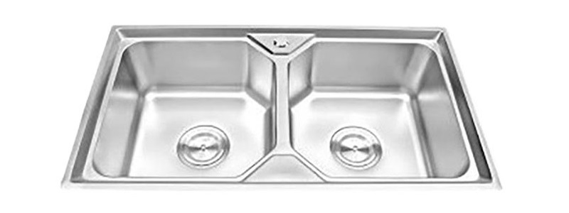 CHẬU RỬA CHÉN INOX 2 HỘC WINLAND C11