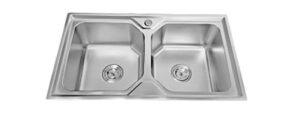 CHẬU RỬA CHÉN INOX 2 HỘC WINLAND C21