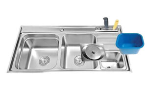 CHẬU RỬA CHÉN INOX 2 HỘC WINLAND G04A