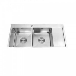 CHẬU RỬA CHÉN WINLAND 2 HỘC INOX 304 D63