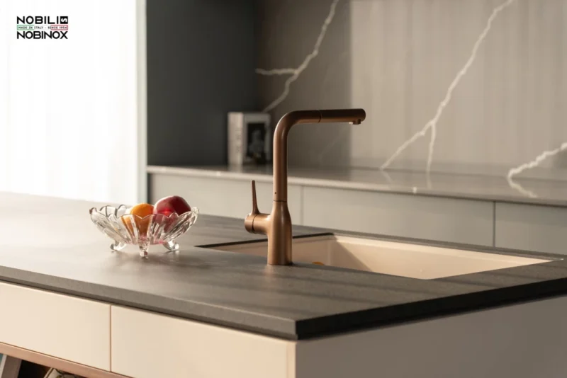 VÒI RỬA BÁT DÂY RÚT NOBILI MANIA NB217B