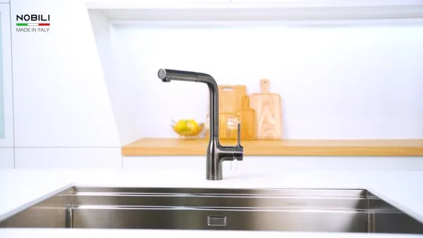 VÒI RỬA BÁT DÂY RÚT NOBILI MANIA NB216LTB