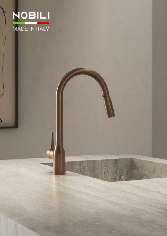 VÒI RỬA BÁT DÂY RÚT NOBILI MANIA NB307A