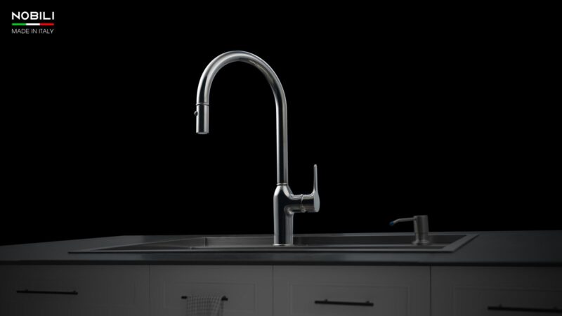 VÒI RỬA BÁT NOBILI RING NB130LTB