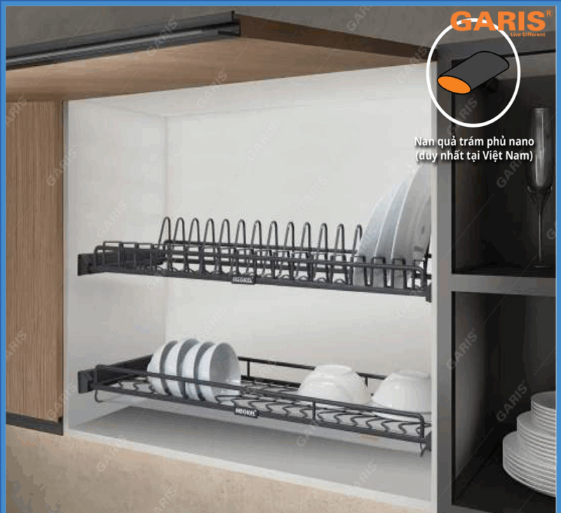HÌNH ẢNH THỰC TẾ CỦA GIÁ BÁT ĐĨA CỐ ĐỊNH GARIS MB04.80N