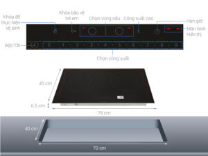 BẾP TỪ ÂM 2 VÙNG NẤU BOSCH PPI82566VN SERIES 8 - bep tu doi lap am bosch ppi82566vn note