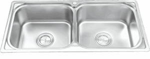 CHẬU RỬA CHÉN INOX 2 HỘC WINLAND C14