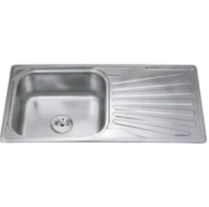 CHẬU RỬA CHÉN INOX 1 HỘC WINLAND B07 - chau rua chen inox winland b07
