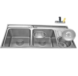 CHẬU RỬA CHÉN INOX 2 HỘC WINLAND G03A