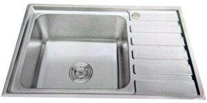 CHẬU RỬA CHÉN INOX 1 HỘC WINLAND B08 - chau rua chen winland co do ben cao